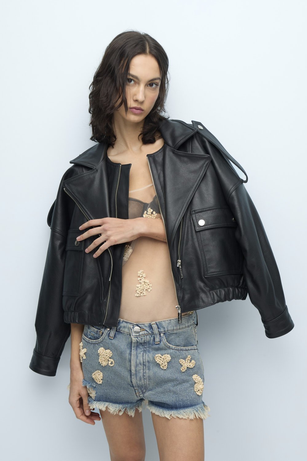 Short Denim Serena Azul