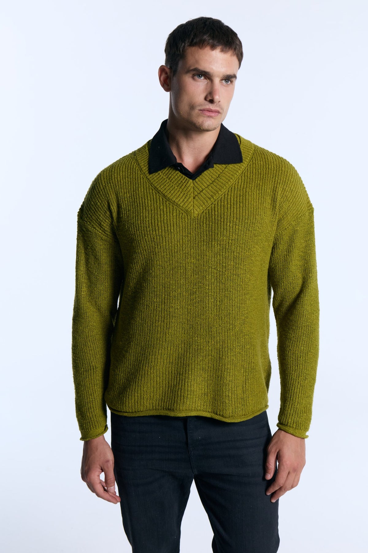 Sweater Doble Oliva