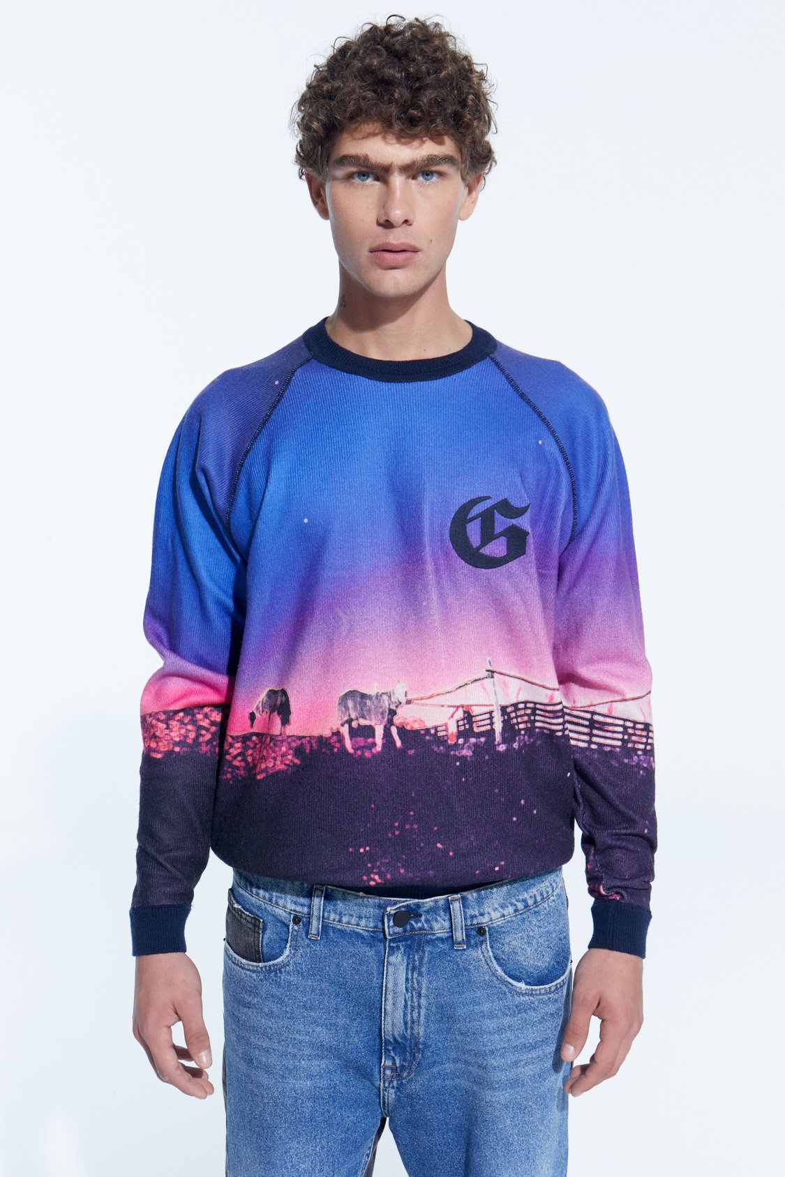Sweater Landscape Negro