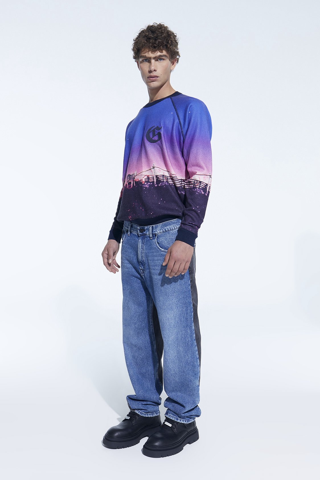 Sweater Landscape Negro