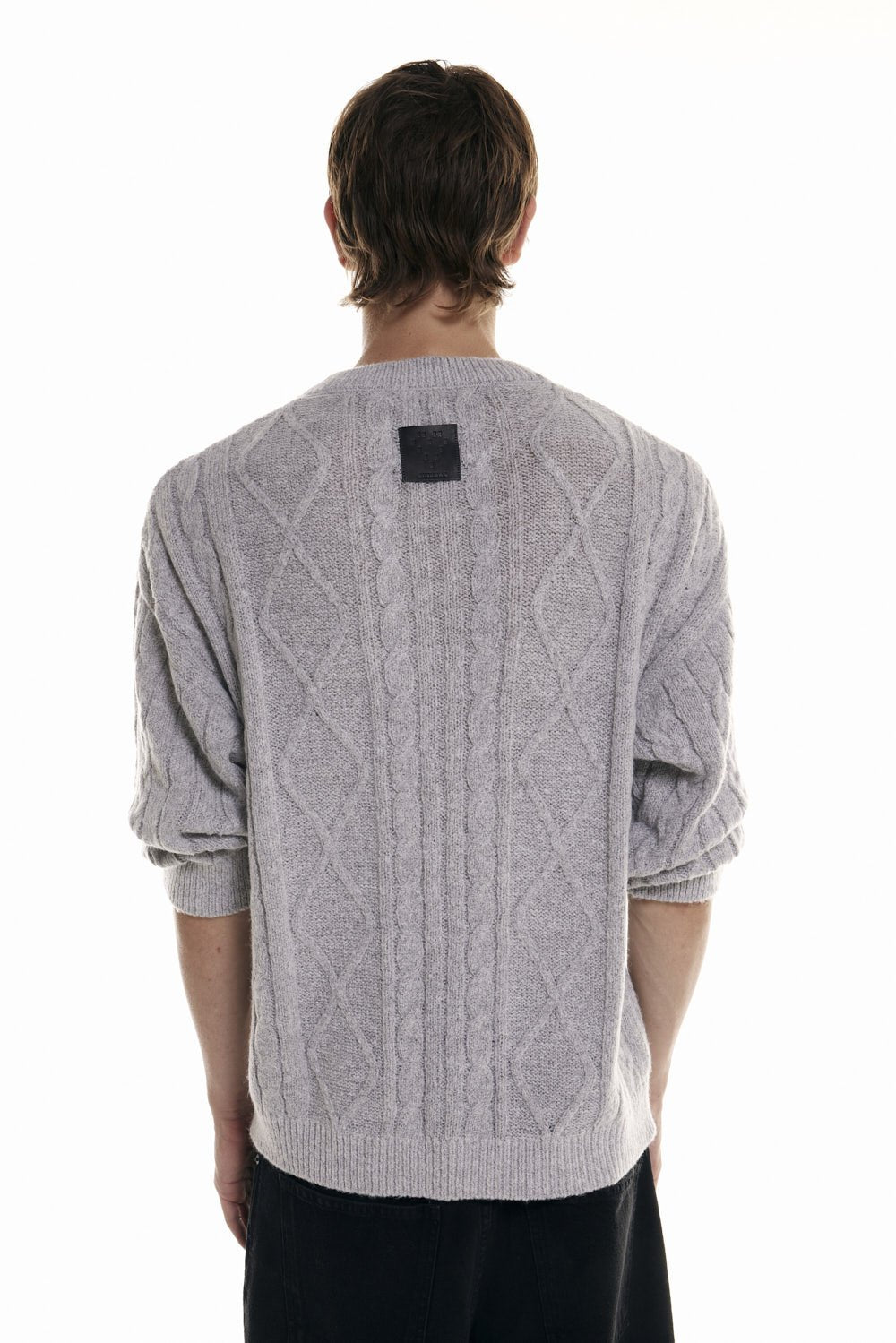 Sweater Puntos Gris