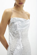 Vestido Mar Plateado