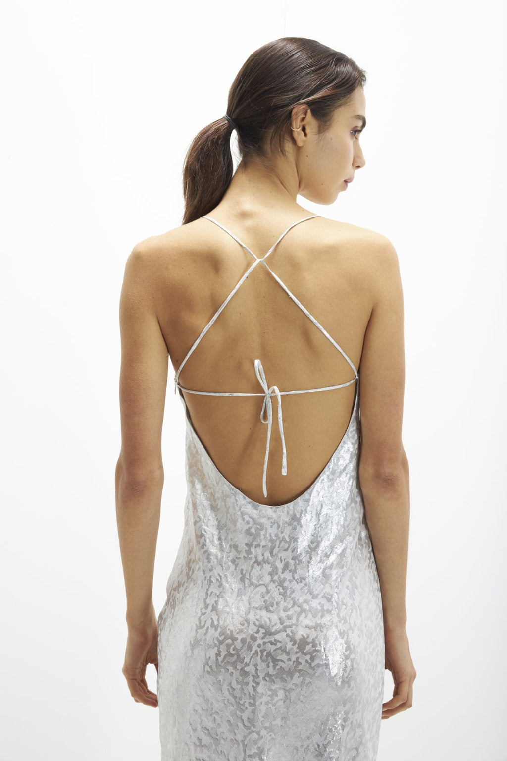 Vestido Mar Plateado