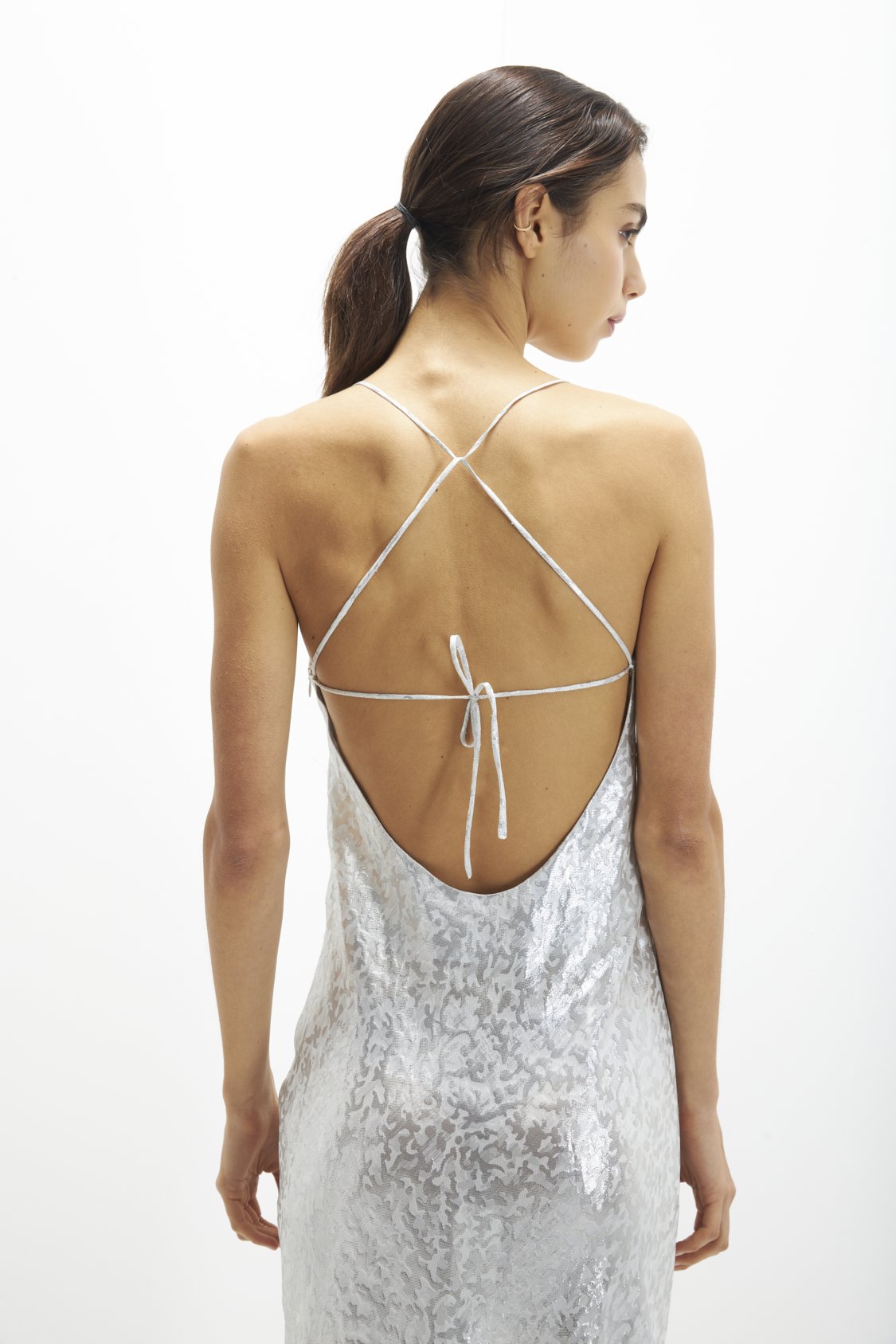 Vestido Mar Plateado