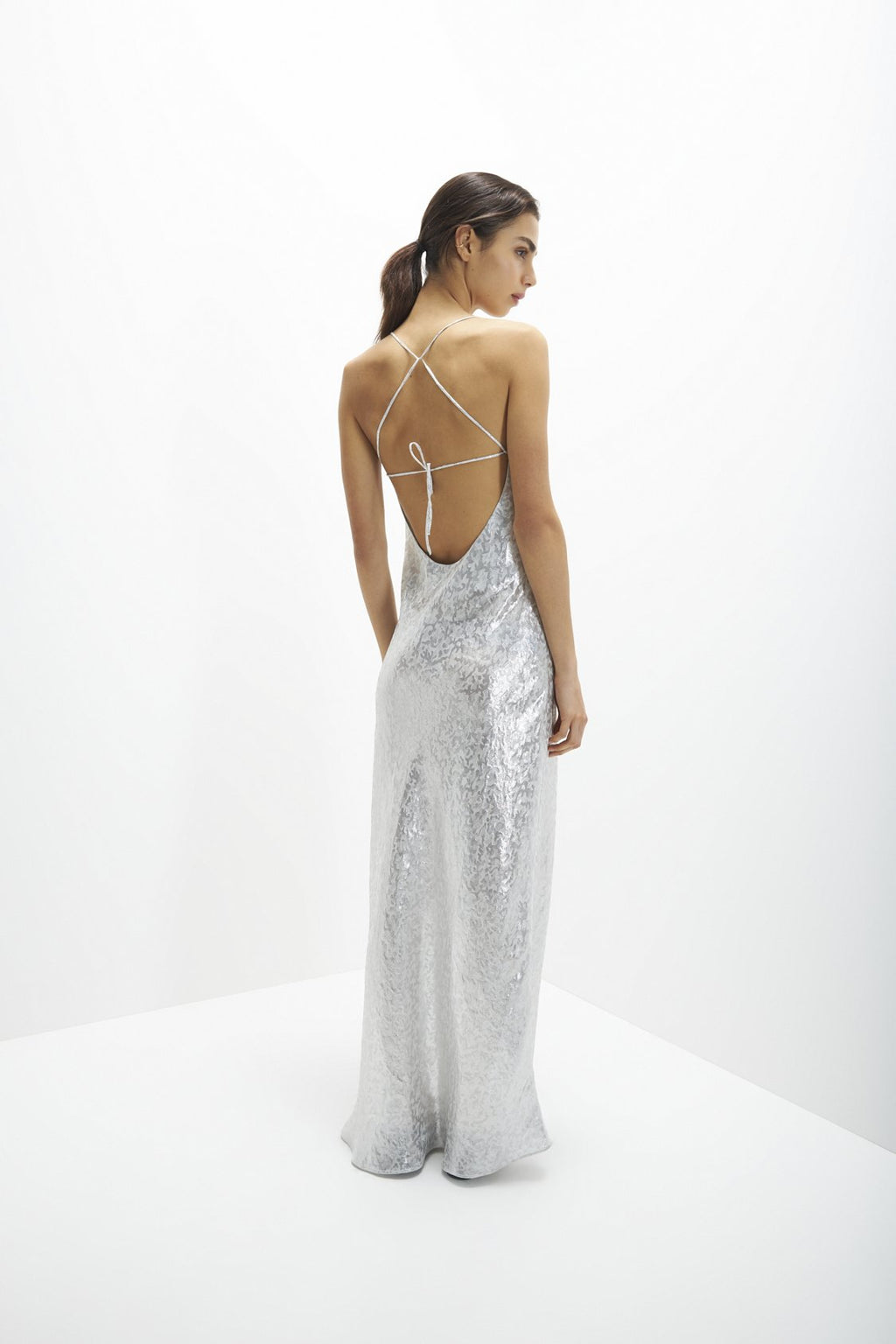 Vestido Mar Plateado