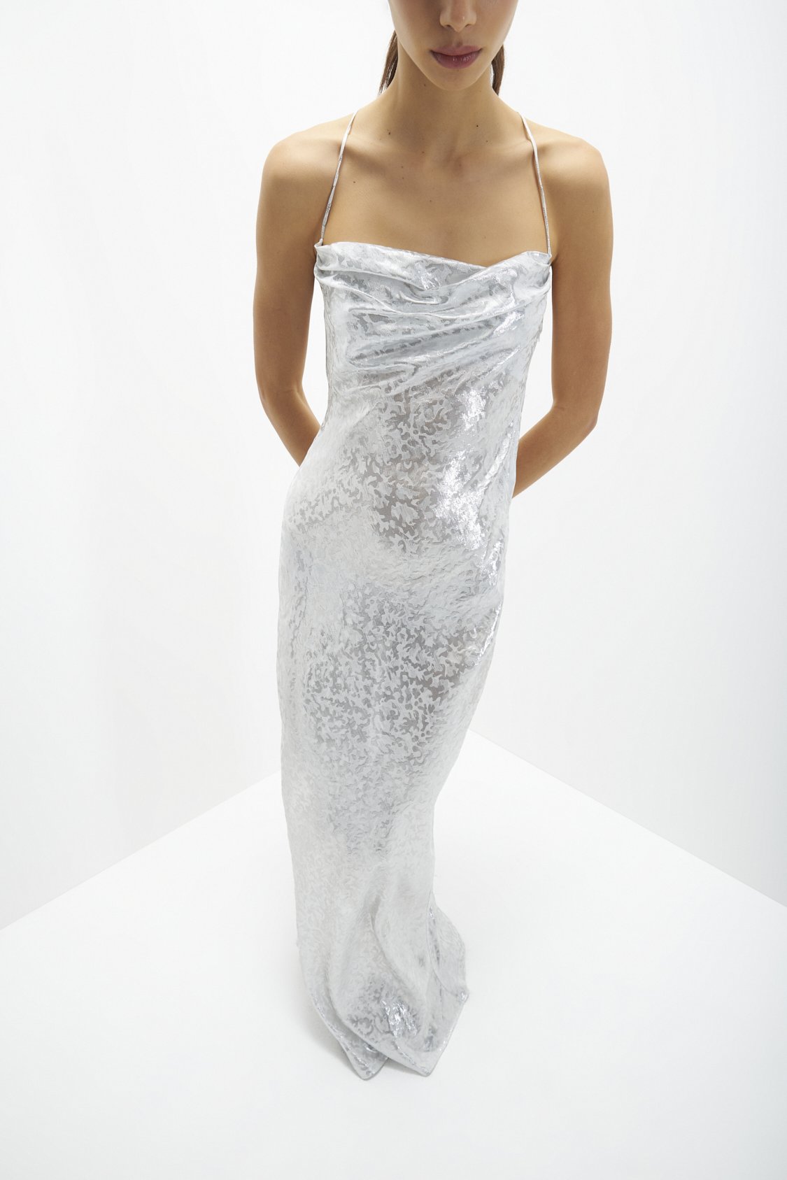 Vestido Mar Plateado