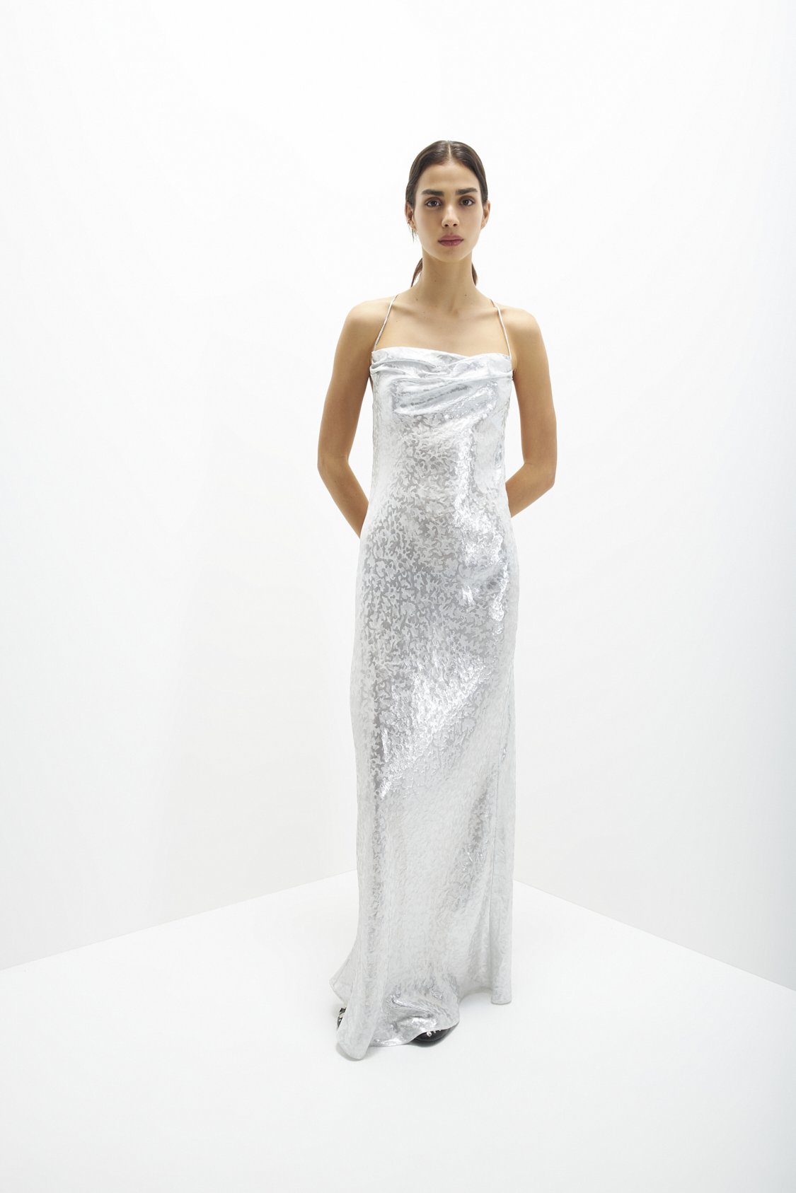 Vestido Mar Plateado